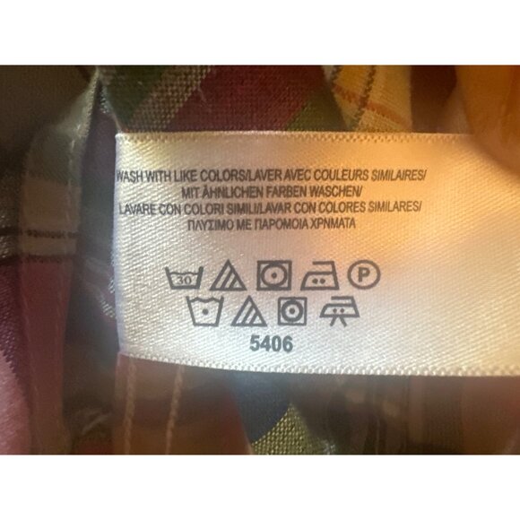 Brooks Brothers Madras Patchwork Button Down Shirt M Regular Fit Plaid Cotton - Picture 4 of 4